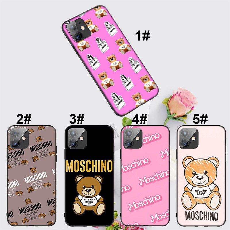 Ốp điện thoại mềm họa tiết RW19 gấu dễ thương cho iPhone XR X Xs Max 7 8 6s 6 Plus 7+ 8+ 5 5s SE 2020