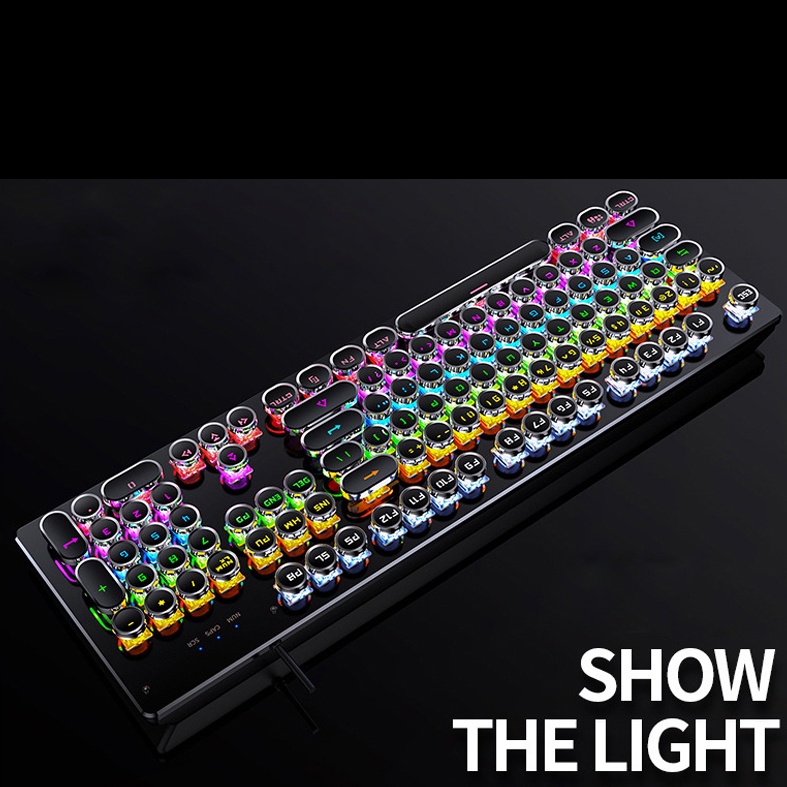 Bàn Phím Cơ Gaming Cho PC, Laptop Cao Cấp T907 Esports Pro 2021 Nâng Cấp Có 20 Chế Độ LED RGB Khác Nhau Đánh Mọi Game