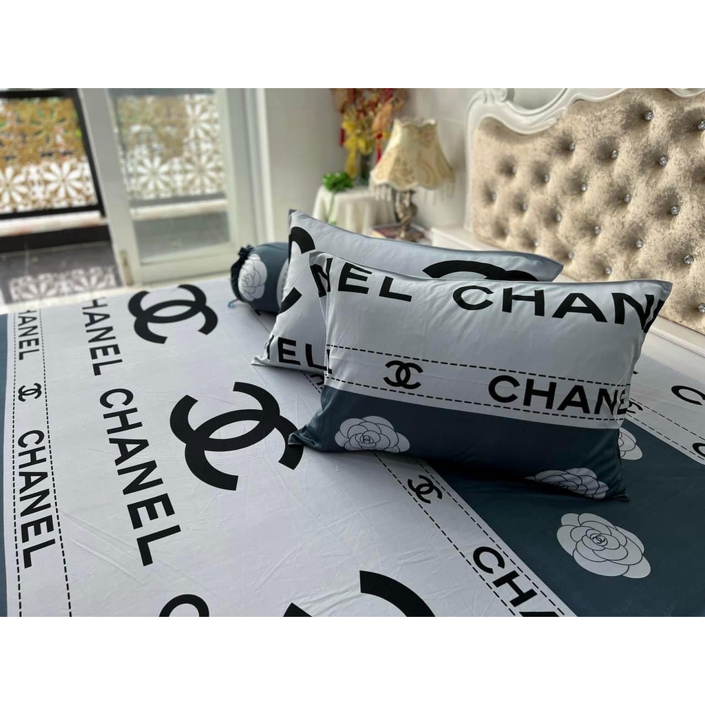 Vỏ gối Thun Hàn Chanel