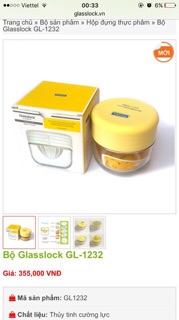 Bộ dụng cụ chế biến ăn dặm cho bé