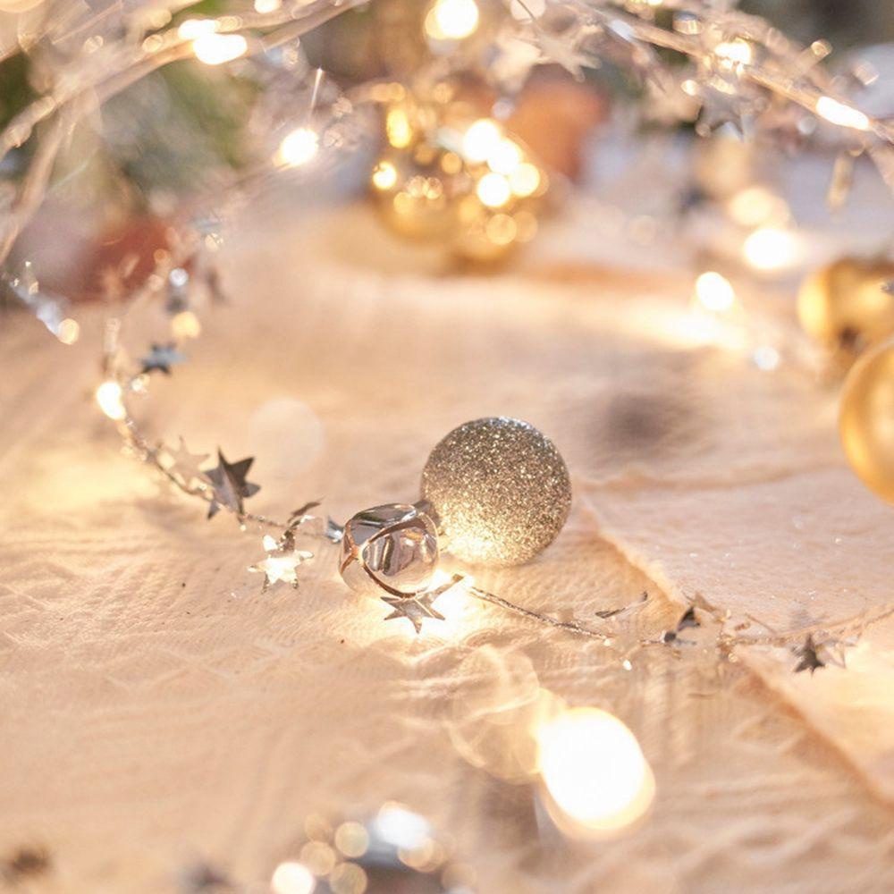 Dây Đèn LED 20 Bóng Hình Hoa Trái Mọng Đỏ Trang Trí Giáng Sinh