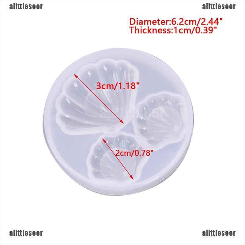 Khuôn Silicone Làm Bánh Kẹo Hình Vỏ Sò DIY