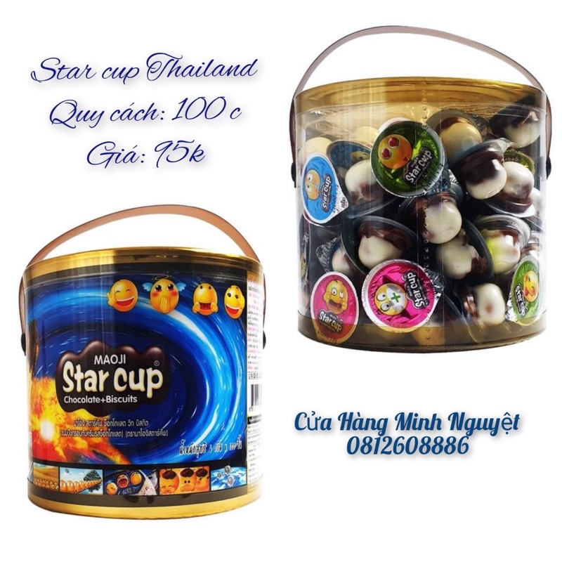 Bánh Star Cup Thái Lan ❤️ FREESHIP ❤️ Siêu Ngon