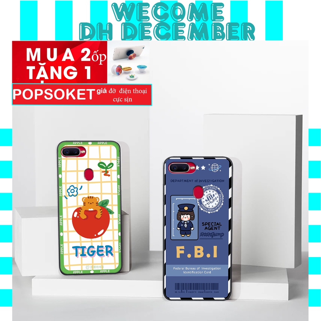 Ốp lưng Oppo A5S/ A7 / F9 / A12  in hình 3D gấu mới nhất - sang - chảnh - ĐẸP- BỀN