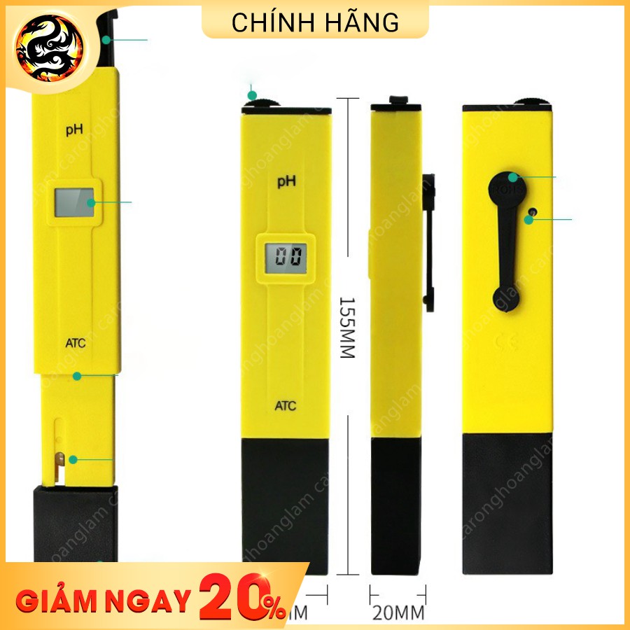 Bút Đo Chỉ Sô Ph Chính Xác Cao Dành Cho Thủy Sinh