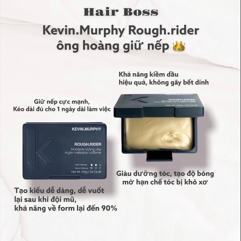 Sáp vuốt tóc Kevin.Murphy Rough Rider 100g chính hãng