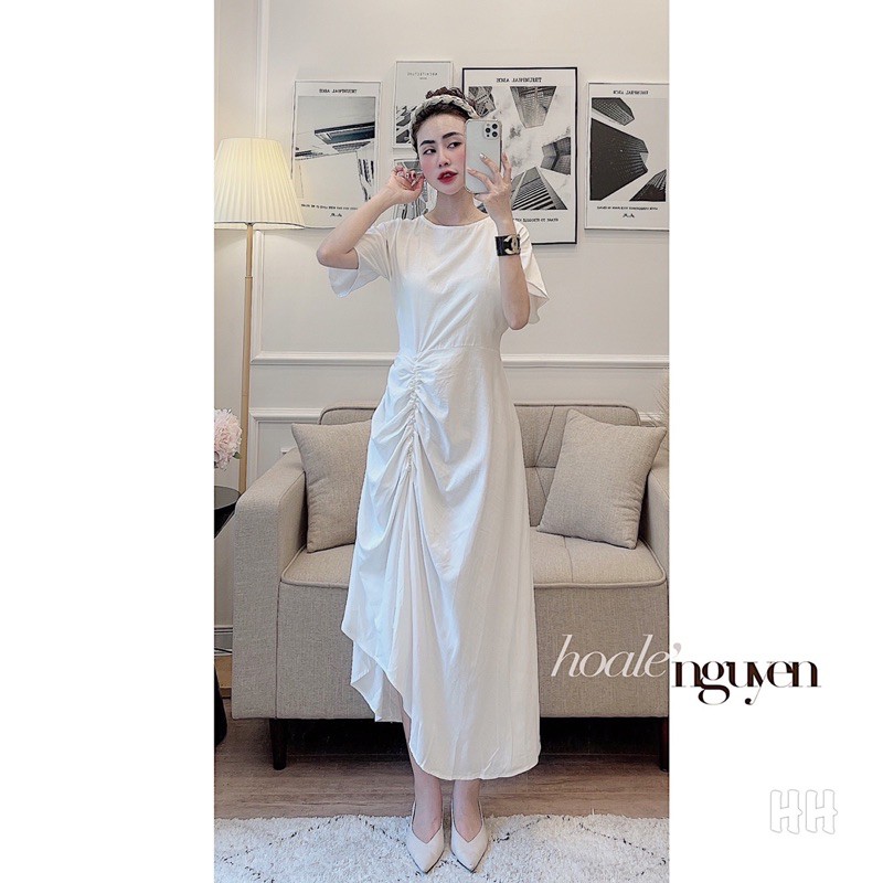 Váy đũi dúm đính ngọc nữ [FREESHIP]