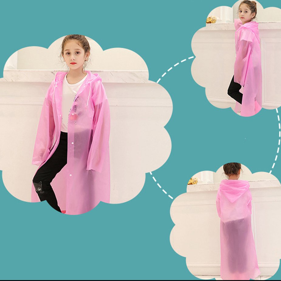 Áo Mưa Không Thấm Nước Thân Thiện Với Môi Trường Cho Bé