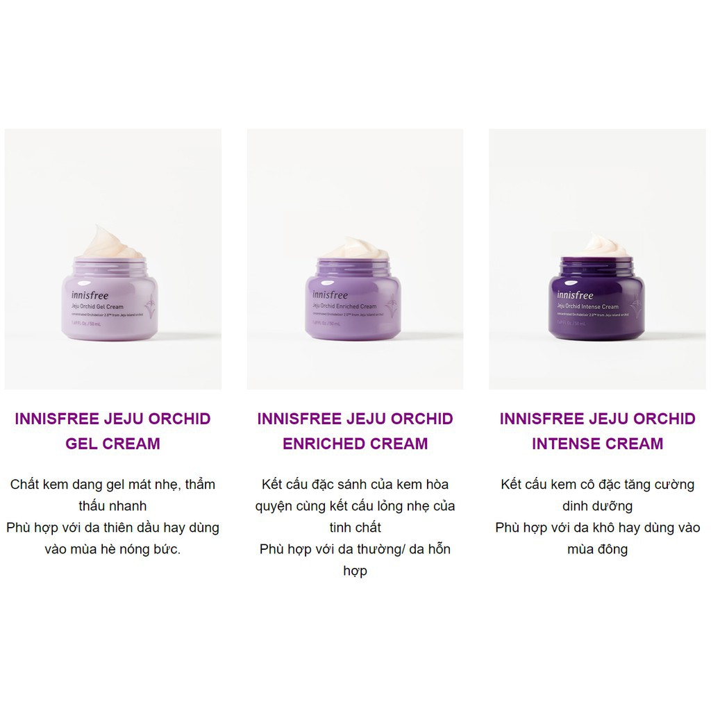 Kem Chống Lão Hóa, Dưỡng Ẩm Da Innisfree Orchid Cream