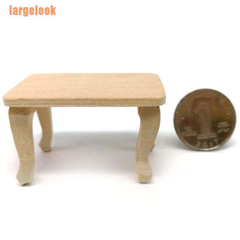 Bàn Gỗ Mini Tỉ Lệ 1: 12 Trang Trí Nhà Búp Bê