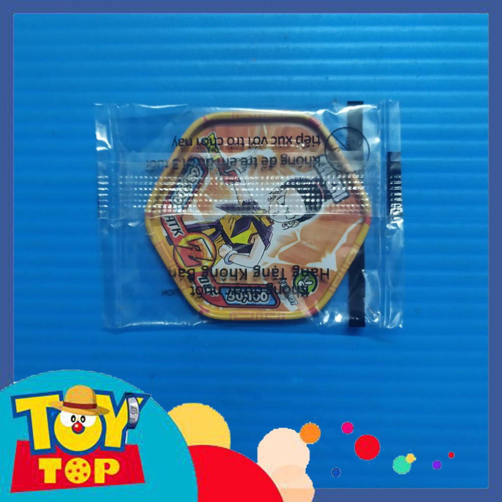 Một thẻ] Thẻ bài Toonies Dragon Ball Z dạng xu thiếc leng keng - Thẻ lục giác còn seal