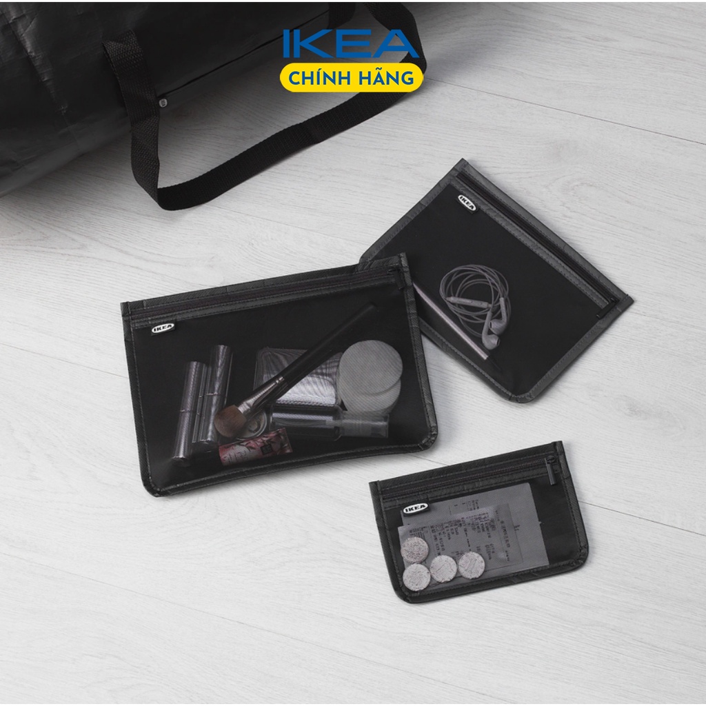 SET 3 TÚI ĐỰNG MỸ PHẨM, ĐỒ DÙNG CÁ NHÂN IKA CHÍNH HÃNG – BRODERLIG