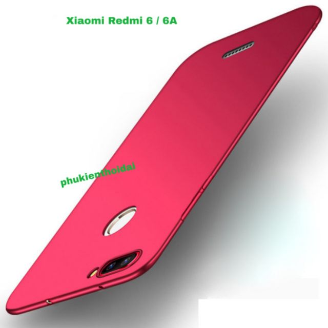 Ốp Xiaomi Redmi 6 / 6A FREESHIP Từ 50k nhám nhung nhựa dẻo mỏng ( chất xêm xêm Msvii )
