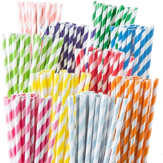 Ông hút giấy các màu trang trí bàn tiệc