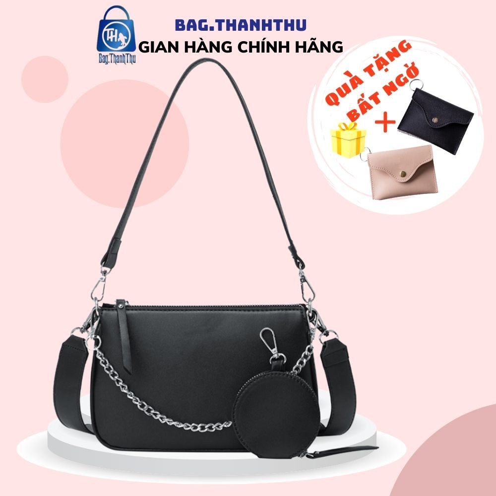 Túi kẹp nách, đeo chéo nữ Bag.ThanhThu 5 chi tiết da dày 2 ly - Gồm túi mini và 2 dây đi kèm 508