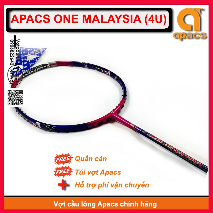 [Vợt cầu lông Apacs One Malaysia - 4U] Vợt đánh phong trào xuất sắc