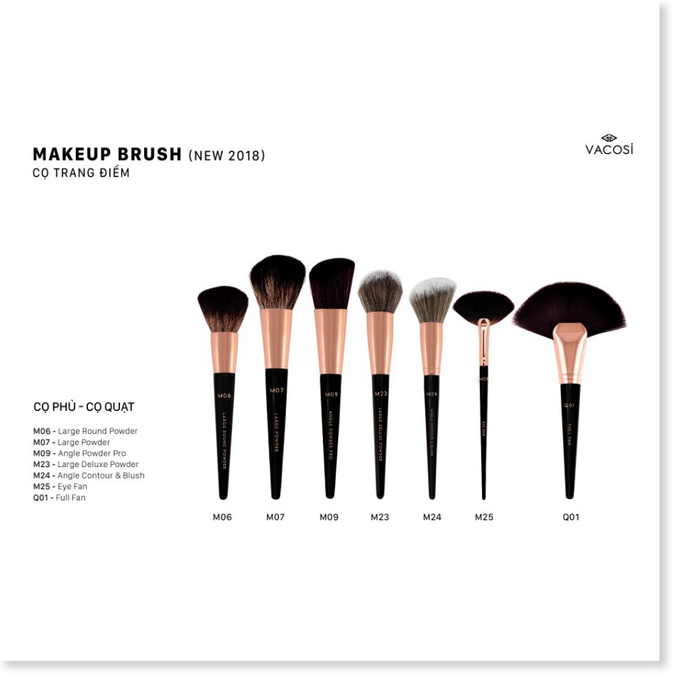 Cọ Má Xéo Tạo Khối Vacosi Angled Kabuki Brush M17