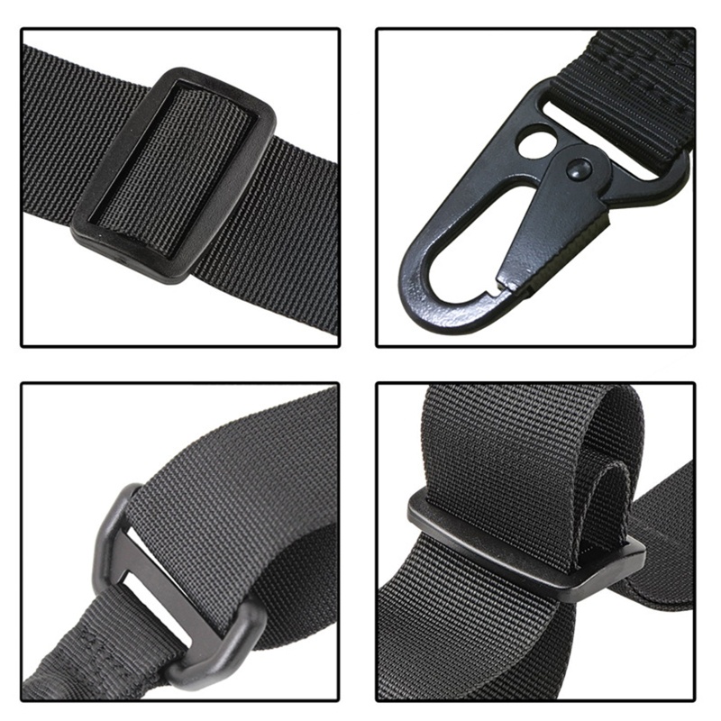 Dây Nylon Đeo Truyền Thống 78 Inch Kèm Móc Kim Loại Có Thể Điều Chỉnh Cho Hoạt Động Ngoà