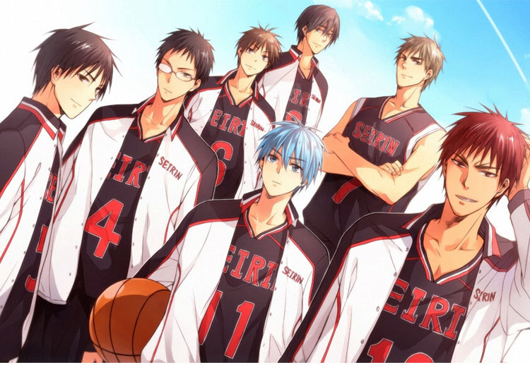 Áo Khoác Bóng Chày Phong Cách Anime Kuroko