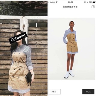 Váy da báo zara sz xs