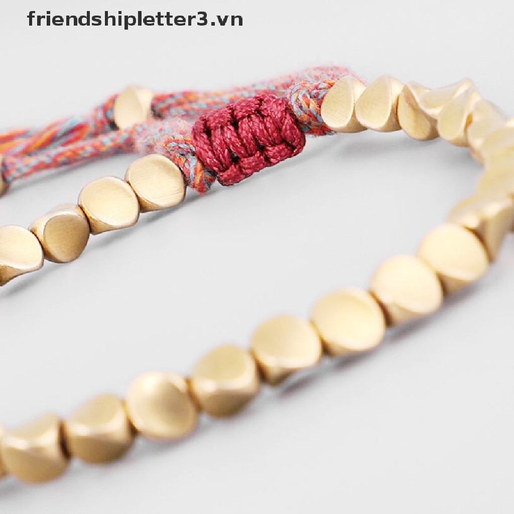 Vòng Tay May Mắn Dây Bện Đính Hạt Phong Cách Phương Tây