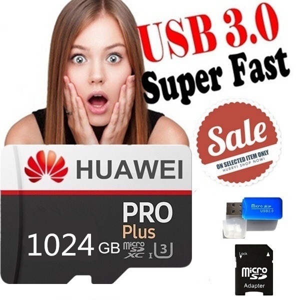 Thẻ nhớ Micro Sd 512gb 256gb 128gb Class 10 Uhs-1 Tf chất lượng cao
