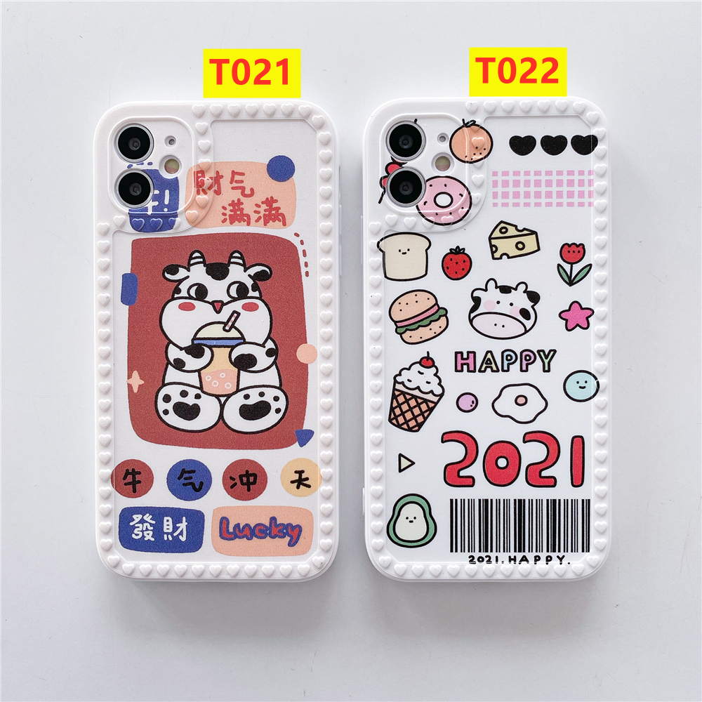 Ốp Lưng Họa Tiết Hình Chú Bò Sữa Thời Trang Cho Iphone 12 Mini Pro Max 6 6s 7 8 Plus Xr Xs Max Iphone 11 Pro Max | BigBuy360 - bigbuy360.vn