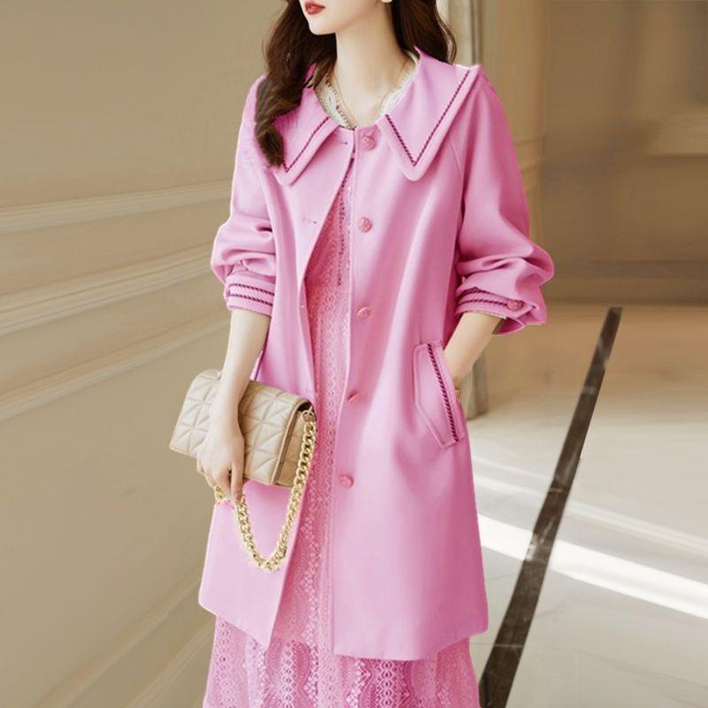 Áo Khoác Gió Phong Cách Phương Tây Thời Trang Mùa Thu Cho Nữ