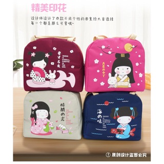 Túi giữ nhiệt cô gái Nhật
