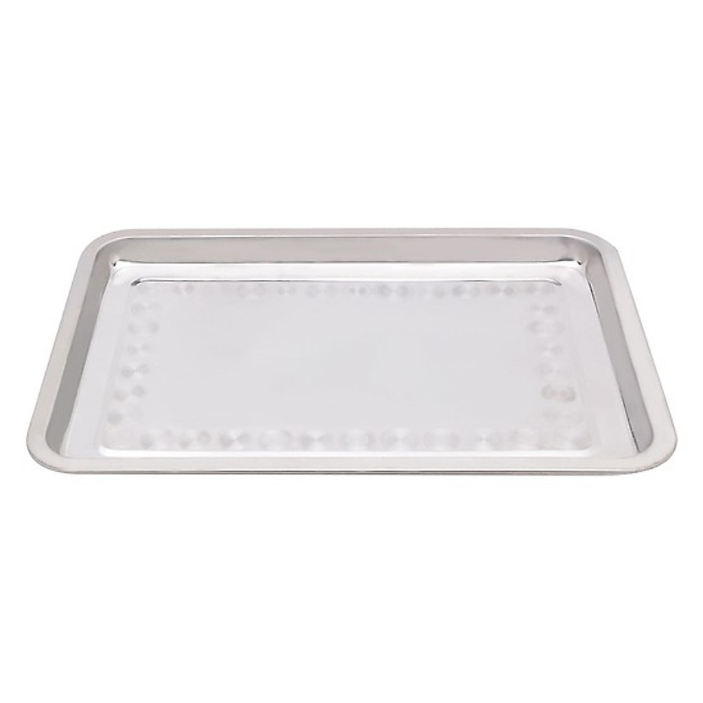 Khay inox chứa thực phẩm 2.5*30*40 cm