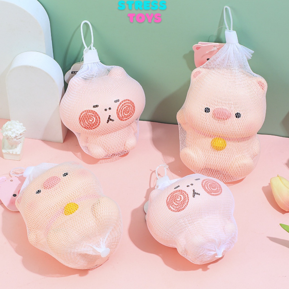 Squishy chính hãng chậm tăng đồ chơi giảm stress, squishi thú ú móc treo ba lô