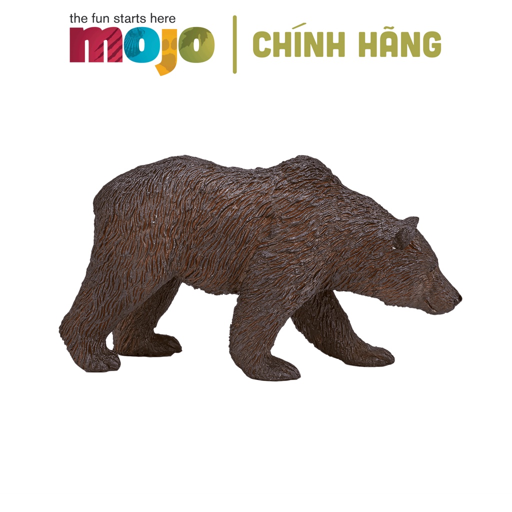 MÔ HÌNH ĐỘNG VẬT - GẤU XÁM BẮC MỸ