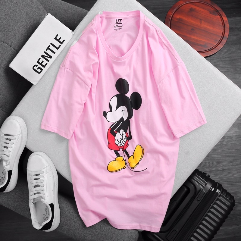 Áo Thun Hình Mickey Freesize - Vải Thun 100% Cotton - Hình In Rõ Nét - Mát, Co Giãn Tốt | BigBuy360 - bigbuy360.vn
