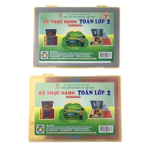 Bộ Thực Hành Toán - Tiếng Việt Lớp 1-2-3 Chuẩn Bộ GD-ĐT (2 hộp/bộ)