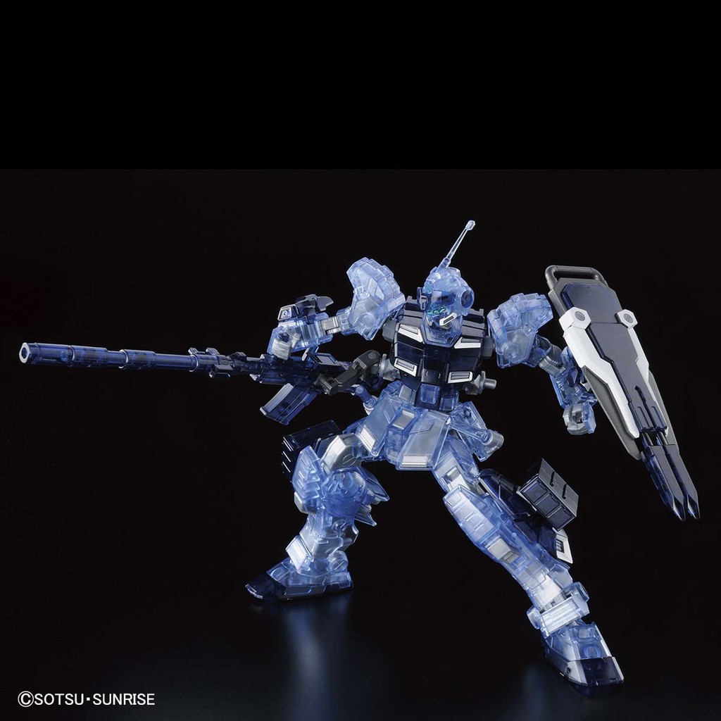 Mô Hình Lắp Ráp HG UC The Gundam Base Limited 1/144 Pale Rider (Ground Heavy Equipment Type) [Clear Color]