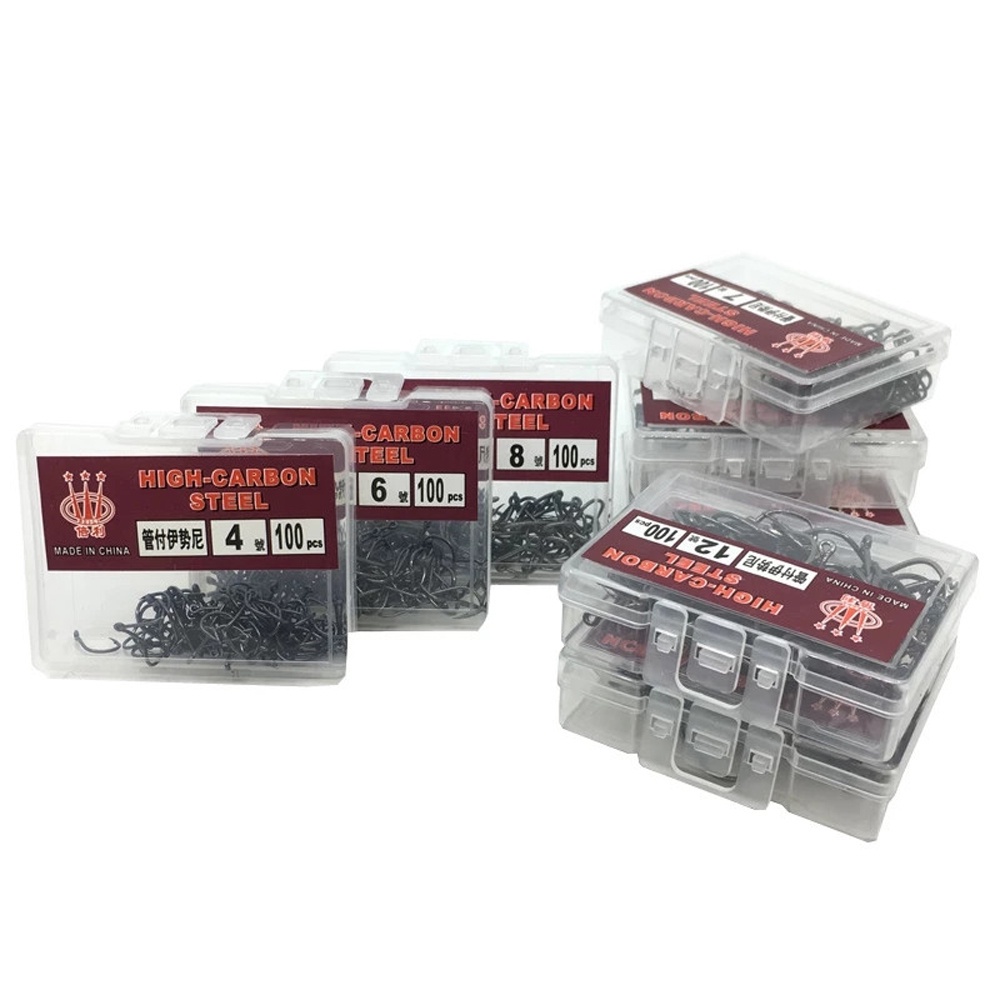 Bộ lưỡi câu cá bằng thép carbon mềm chuyên nghiệp