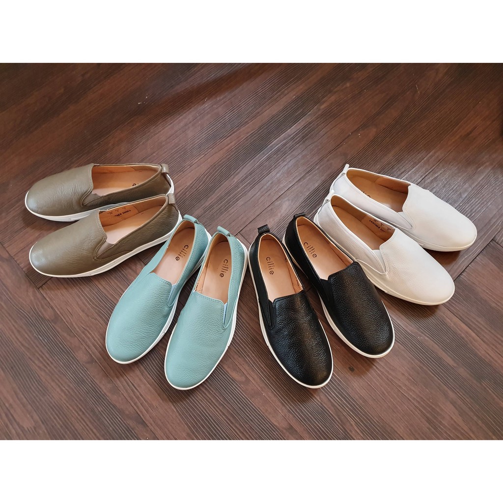Giày slip on Cillie đế bằng  da thật 1117 | BigBuy360 - bigbuy360.vn