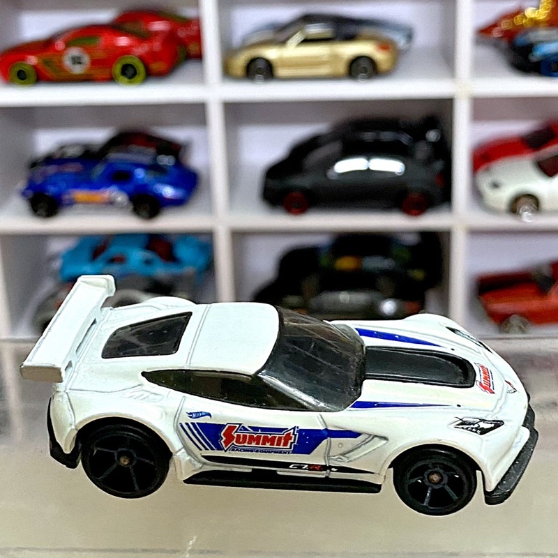 Xe mô hình Hot Wheels Loose CHEVY CORVETTE C7R Summit Racing tỉ lệ 1:64