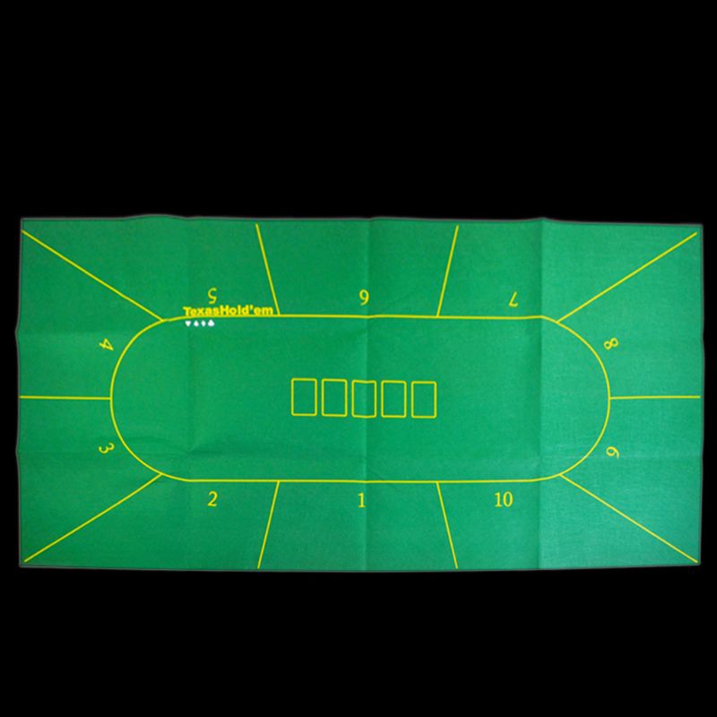 Thảm Trải Bàn Trang Trí In Họa Tiết Texas Hold 'Em 70x35Inch