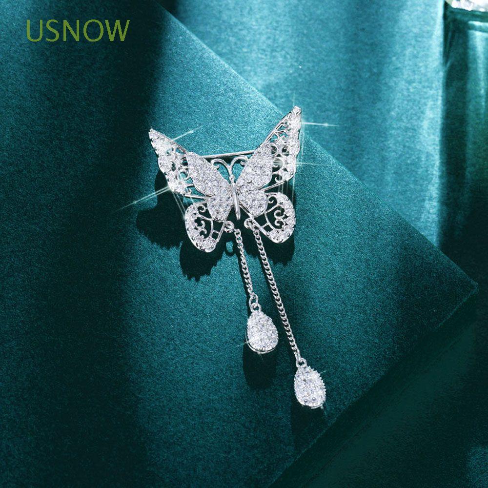 Trâm Cài Áo Hình Bướm Tua Rua Thanh Lịch Cho Nữ|Thả Trang Sức