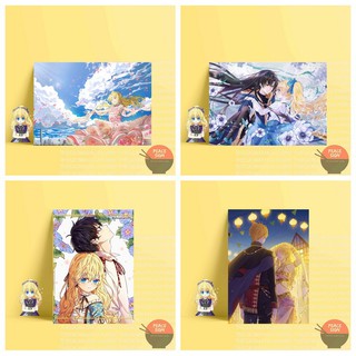 (46 mẫu) Tấm Postcard giấy 260gsm cao cấp MỘT NGÀY NỌ TÔI BỖNG TRỞ THÀNH CÔNG CHÚA A5 anime chibi ảnh đẹp nhiều mẫu