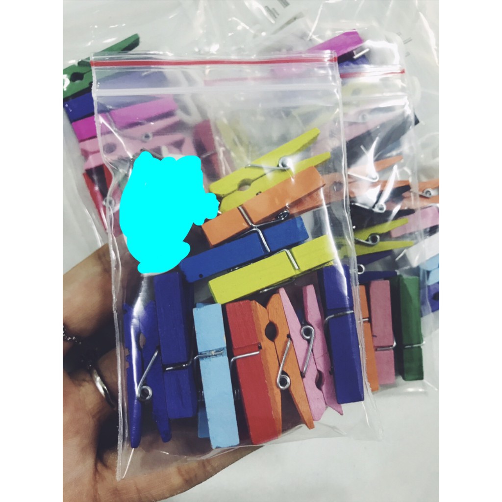 🌱Set 10 kẹp gỗ treo ảnh