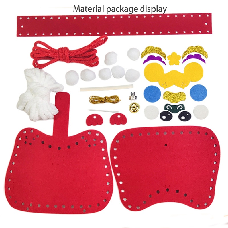 Túi Đeo Chéo Hình Rồng Hoạt Hình Thủ Công Phong Cách Trung Hoa