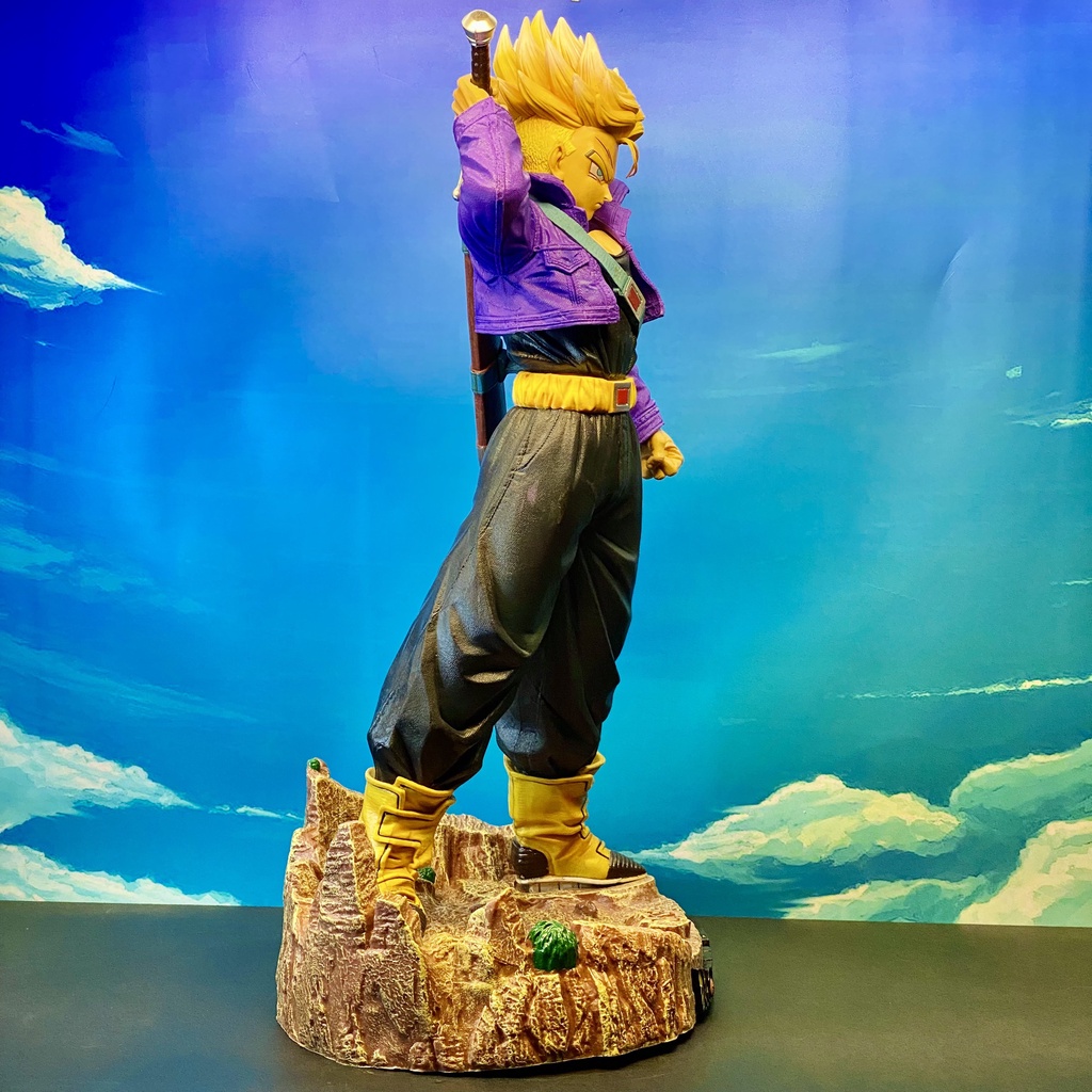 Mô hình Trunks siêu to cực nét cao 50cm - Trunks có 2 đầu thay thế - Mô hình dragon ball Trunks future