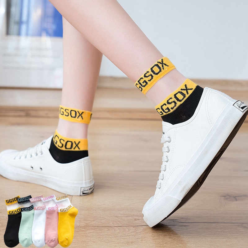 Vớ Cotton Thêu Họa Tiết Xinh Xắn Dành Cho Nữ