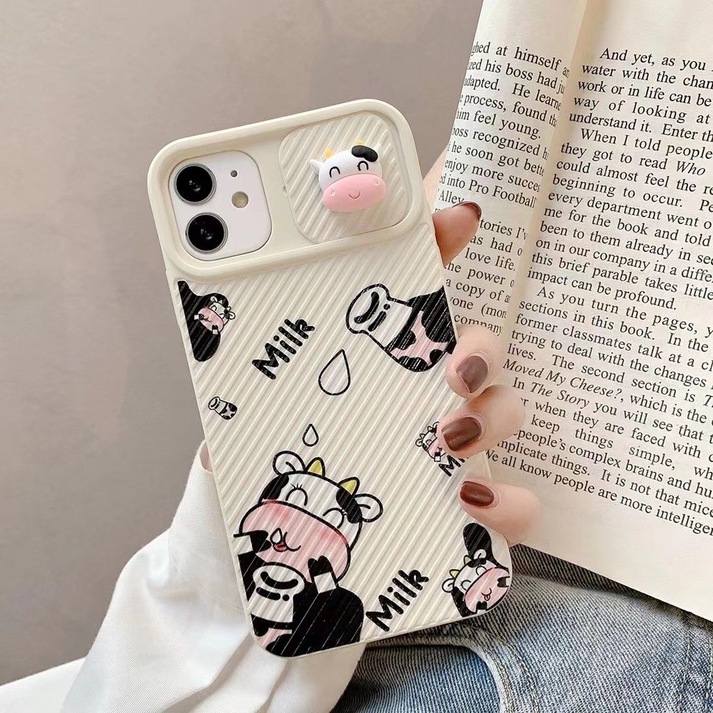 Cow Ốp Điện Thoại In Hình Dễ Thương Cho Iphone 7 7 Plus8 8plus Xr X / Xs Xs Max 11 11 Pro Max 12 12 Pro 12 Pro Max | BigBuy360 - bigbuy360.vn