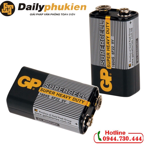 Pin 9V GP Supercell 1604S-S1 dailyphukien
