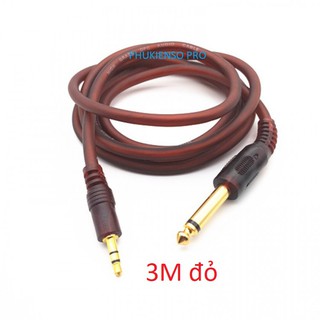 Cáp chuyển đổi âm thanh 3.5mm sang 6.5mm (Tốt)
