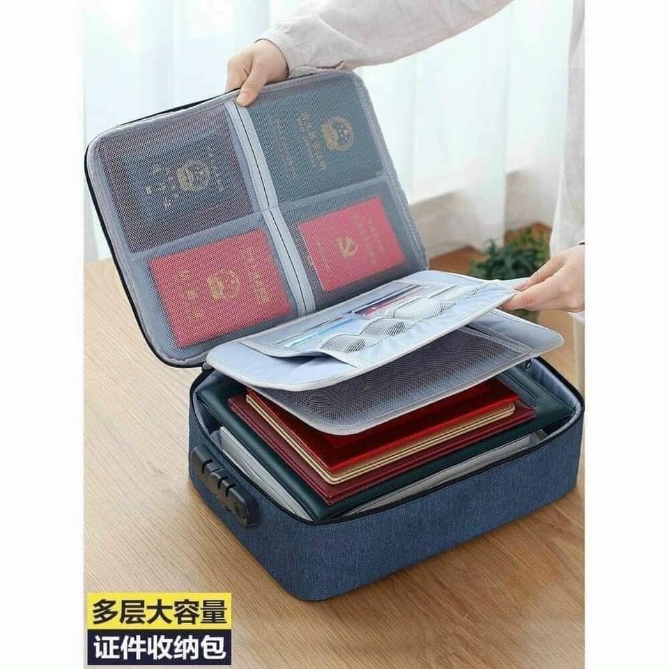 Túi đựng giấy tờ hồ sơ quan trọng - Nhiều ngăn, bền đẹp, chống nước - Túi đựng tài liệu đa năng , cặp tài liệu gia đình