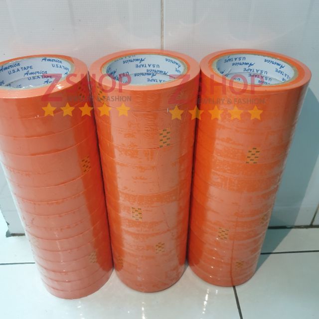 Băng keo màu cam Shopee 20mm